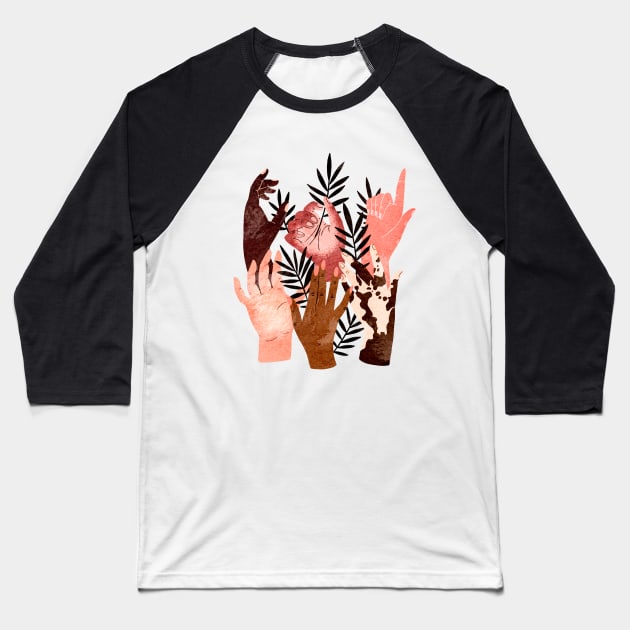 Black Lives Matter Baseball T-Shirt by Tania Garcia